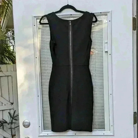 BCBGMaxazria Black Bodycon Compression Dress, size S - Picture 4 of 4